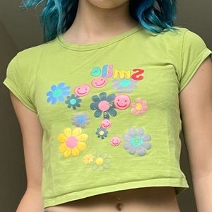 “smile” crop top